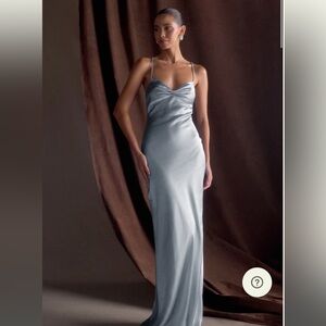Meshki Lilly Satin Maxi Dress